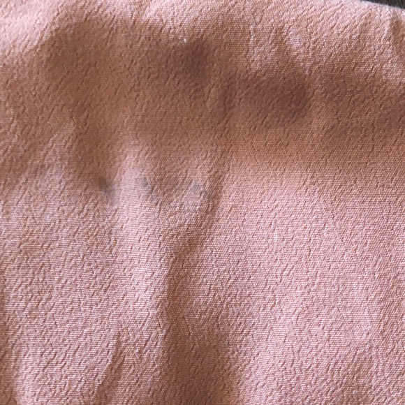 Madewell peach button-down cap-sleeve shirt - Picture 9 of 10